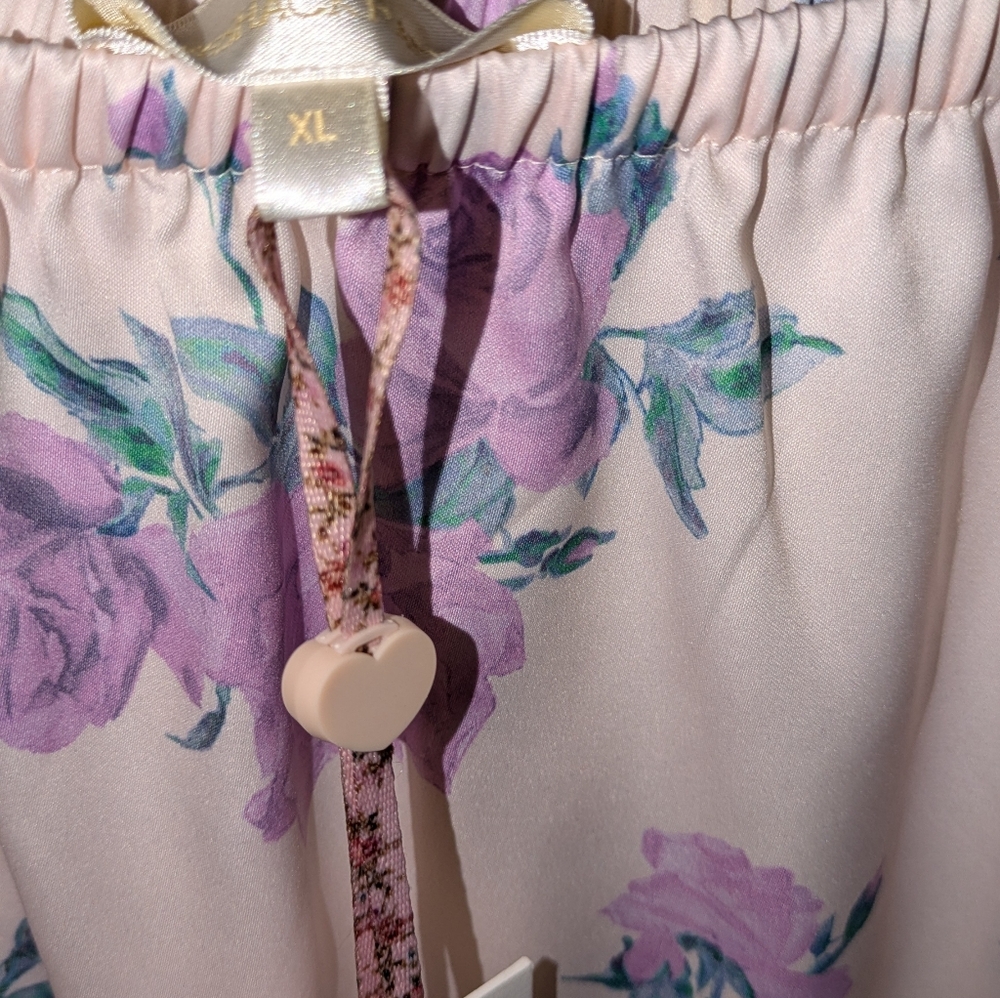 NWT Love Shack Fancy Fayette Midi Skirt in  Mauve Rose Sz XL - Picture 9 of 10